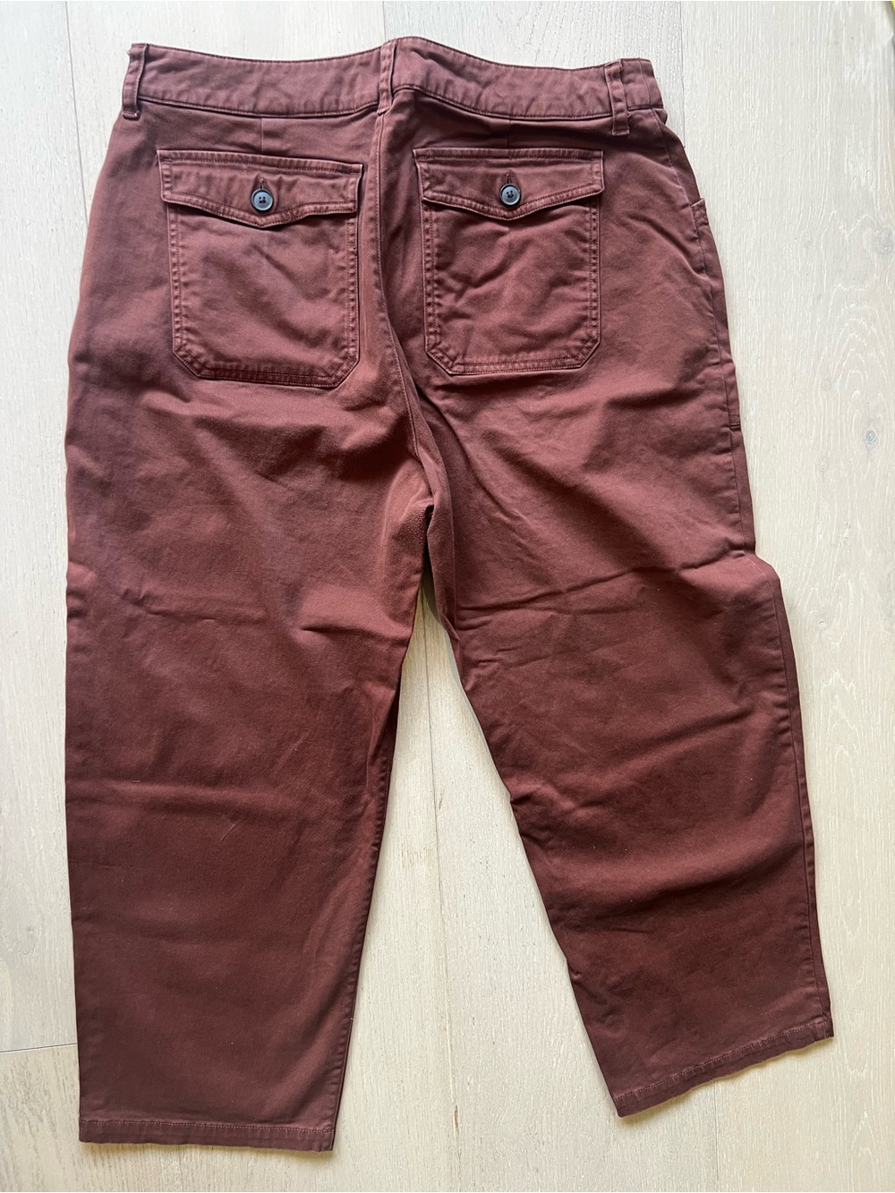 Universal Thread Cropped Chinos in Rust - Picture 2 of 6